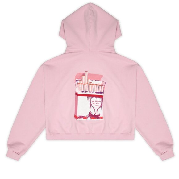 ⭐️NEW⭐️BOYS LIE / No Smoke Without Fire Hoodie - Picture 1 of 6